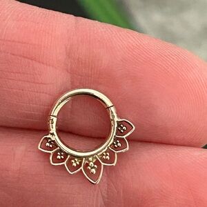 14k BVLA septum clicker body Jewelry